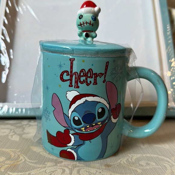Disney Other - NWT DISNEY STITCH MUG WITH TOP